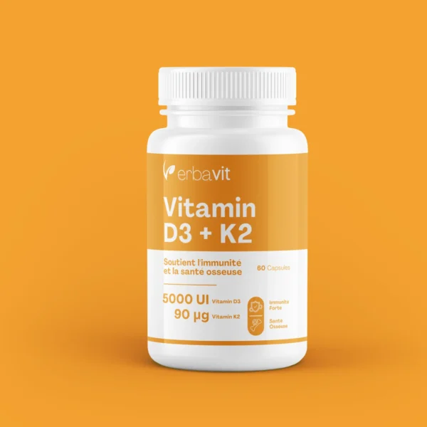 Vitamin D3 + K2 – (5000UI + 90μg)
